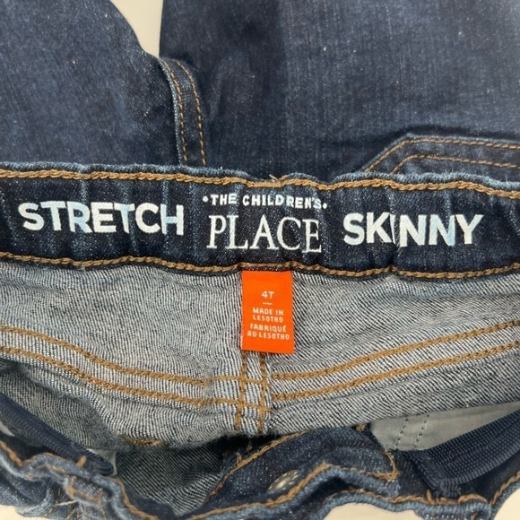 The Children’s Place Blue Super Skinny Adjustable Waist Jeans Size 4T Kids - Picture 2 of 5